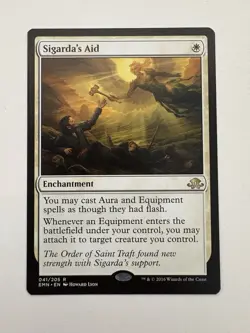 Sigarda’s Aid MTG Magic the Gathering Card NM Near Mint EMN - Image 1