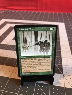 Vintage 1998 MTG Stronghold Constant Mists Card NM - Image 1