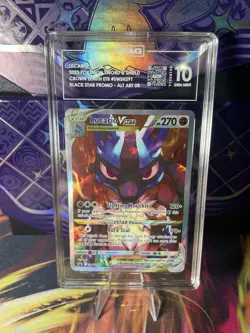 PSA 10 GEM MINT Lucario VSTAR SWSH291 SWSH: Sword & Shield Promo Cards Holo - Image 1
