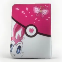 Sylveon Pokemon Trading Card Binder Holder Case Album Book 63 Sheet TCG 504-Slot - Image 1