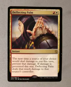 MTG Deflecting Palm Khans of Tarkir Rare 2014 - NM - Image 1
