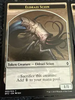 5x Eldrazi Scion Tokens - Excellent MTG Battle For Zendikar - Image 2