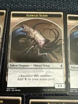 5x Eldrazi Scion Tokens - Excellent MTG Battle For Zendikar - Image 3