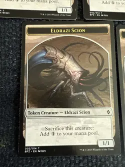 5x Eldrazi Scion Tokens - Excellent MTG Battle For Zendikar - Image 5