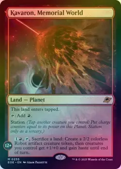 Kavaron, Memorial World (Foil) (EOE) Edge of Eternities - NM - Image 1