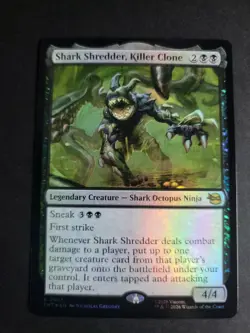 Shark Shredder, Killer Clone (Foil) Rare MTG Ninja Turtles - Image 1