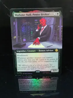 MTG Madame Null, Power Broker (Extended Art) Foil x1 # 0265 - TMNT - Image 1