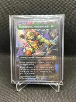 Michelangelo, Weirdness to 11 (Borderless) Teenage Mutant Ninja Turtles Foil - Image 1