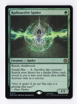 Radioactive Spider (Foil) 0111 (R) MTG Marvel's Spider-Man (SPM) - Image 1
