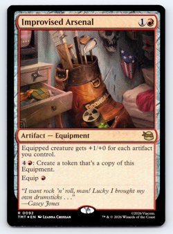 Improvised Arsenal FOIL - TMNT Ninja Turtles - MTG - Image 1