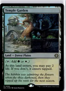 Temple Garden Lorwyn Eclipsed Foil NM R 0268 - Image 1