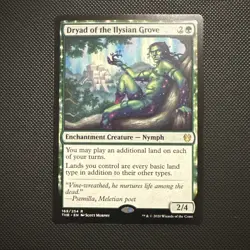 Dryad of the Ilysian Grove MTG Theros Beyond Death THB Rare #169 - Image 1