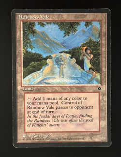 MTG - Rainbow Vale - LP/MP - Fallen Empires - Rare - EN - REG - Image 1