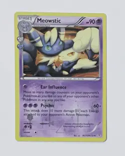 Meowstic RC15/RC32 Generations Radiant Collection Holo Pokemon Card - Image 1
