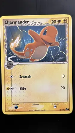 Charmander (Delta Species) 010/017 NM POP Series 5 Promo Pokemon TCG Regular - Image 1