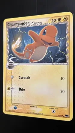 Charmander (Delta Species) 010/017 NM POP Series 5 Promo Pokemon TCG Regular - Image 3
