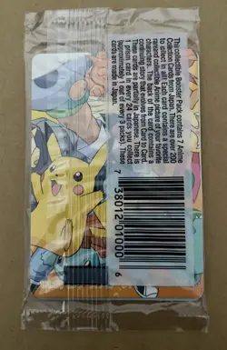 1999 Pocket Monsters Japanese Anime Sealed Pack TGC 9 Very Rare Pokemon Nintendo - Image 2