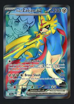 Hop's Zacian ex 176/159 SV09: Journey Together Ultra Rare Pokemon TCG - Image 1