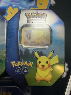 Pokemon TCG Pokemon Go Collector 3x Tins Pikachu Snorlax Blissey Factory Sealed! - Image 2