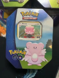 Pokemon TCG Pokemon Go Collector 3x Tins Pikachu Snorlax Blissey Factory Sealed! - Image 4