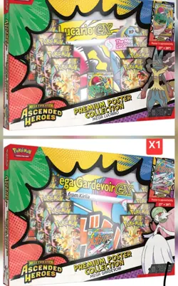 Sealed Ascended Heroes Premium Poster Collection Set of 2 PRESALE 3/20 Pokemon - Image 1