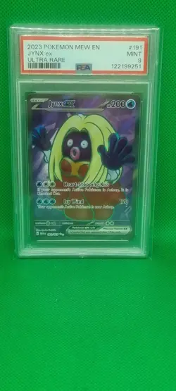PSA 9 Pokemon TCG Jynx ex Scarlet & Violet 151 191/165 Holo Ultra Rare Mint Eng - Image 1