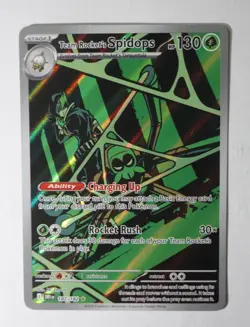 Pokemon Team Rocket's Spidops 187/182 IR- Sv10: Destined Rivals- (NM) - Image 1