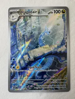 ENG Pokemon TCG – Dragonair (181/165) ILLUSTRATION RARE NM/M Pack Fresh - Image 2