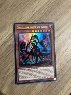 YUGIOH DIABELLSTAR THE BLACK WITCH RA03-EN032 COLLECTORS RARE NM - Image 1