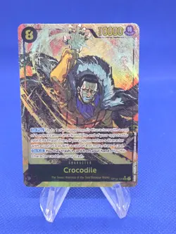 One Piece The Azure Sea’s Seven Crocodile OP14-120 Alternate Alt Art SEC NM - Image 1
