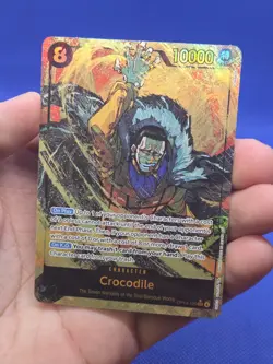 One Piece The Azure Sea’s Seven Crocodile OP14-120 Alternate Alt Art SEC NM - Image 2