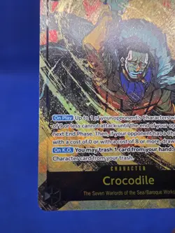 One Piece The Azure Sea’s Seven Crocodile OP14-120 Alternate Alt Art SEC NM - Image 5