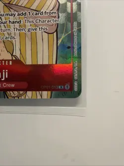 Sanji (English Version 1st Anniversary Set) OP01-013 One Piece TCG - Image 4