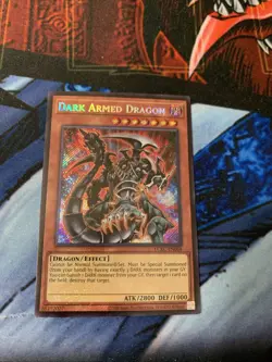 Dark Armed Dragon LCKC-EN068 Unlimited Edition Secret Rare Card NM - Image 3