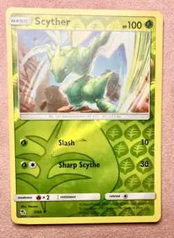 Scyther | 5/68 | Hidden Fates | 2019 Pokemon Card | Reverse Holo | NM - Image 1