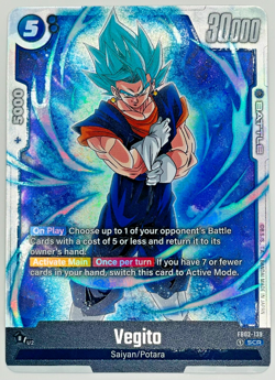 Vegito | FB02-139 - Secret Rare SCR | Dragon Ball Fusion World Card | NM - Image 1