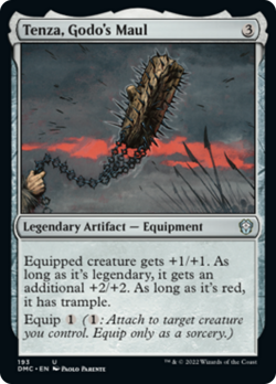 Tenza, Godo's Maul Dominaria United Commander HEAVILY PLD Uncommon CARD ABUGames - Image 1