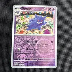 Pokemon Card Gengar Pokemon 151 Reverse Holo Rare 094/165 Near Mint - Image 1