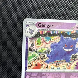Pokemon Card Gengar Pokemon 151 Reverse Holo Rare 094/165 Near Mint - Image 4