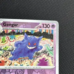 Pokemon Card Gengar Pokemon 151 Reverse Holo Rare 094/165 Near Mint - Image 5