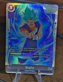Vegito SCR FB02-139 Alternate Art Dragon Ball Fusion World Card - Image 1