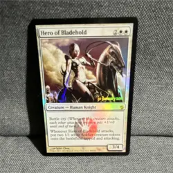 MTG - Hero of Bladehold Foil Creature Human Knight English - Image 1