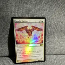 MTG - Angelic Arbiter Core Set 2011 Creature Foil White Rare English - Image 1
