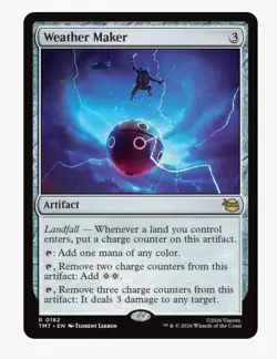 Weather Maker | MTG TMT TMNT | Rare | Artifact Landfall Charge Counters | NM - Image 1