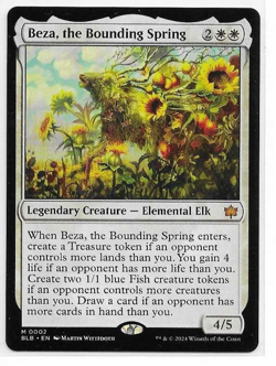 Beza, the Bounding Spring - Bloomburrow - Magic the Gathering MTG Mythic - Image 1