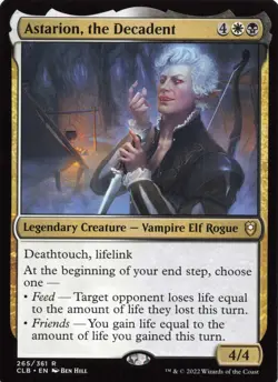 2022 Magic: The Gathering Battle for Baldur's Gate Astarion, the Decadent #265 - Image 1