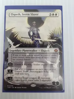 Elspeth, Storm Slayer (Borderless) #398 - Tarkir: Dragonstorm (TDM) Non-Foil - Image 1