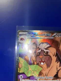 Pokemon TCG Arven's Mabosstiff EX #235/182 Sv10: Destined Rivals SAR - Image 2