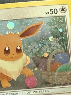 Pokemon Tcg Eevee Sun & Moon Black Star Promo #SM184 Holo LP - Image 3
