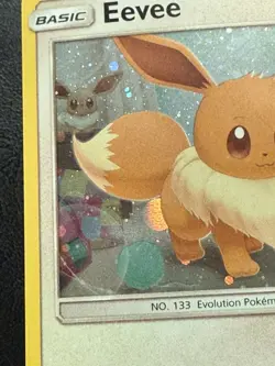 Pokemon Tcg Eevee Sun & Moon Black Star Promo #SM184 Holo LP - Image 5